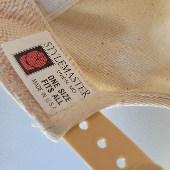 Vintage Ford Motorcraft Snapback‎ Hat Cap Red Cream Two Tone Made in USA - Picture 11 of 12